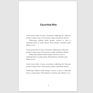Book template - Book Design2A
