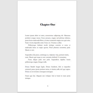 Book template - Book Design1A
